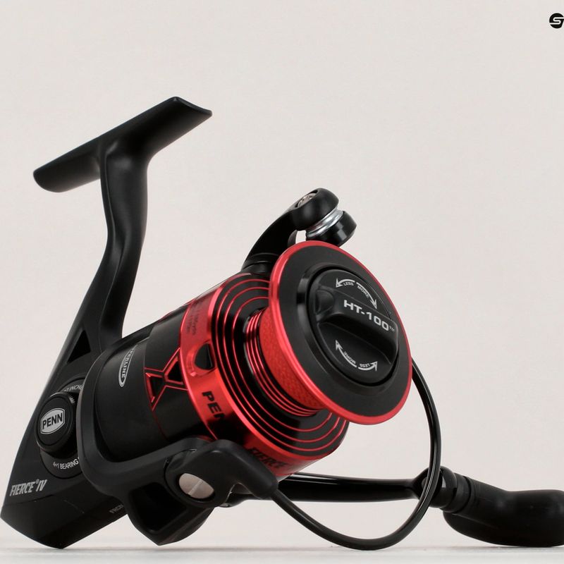 Mulinello da spinning Penn Fierce IV nero/rosso 8