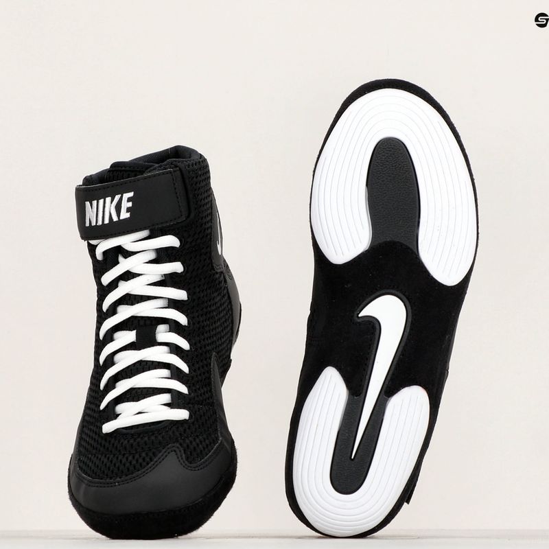 Scarpe da wrestling da uomo Nike Inflict 3 nero/bianco 8