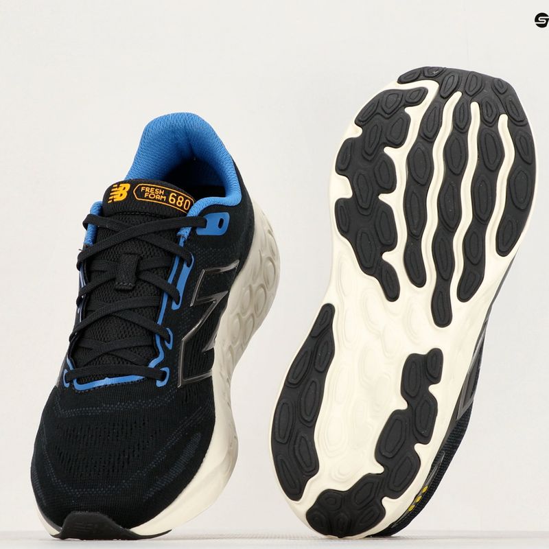 New Balance Fresh Foam 680 v8 nero scarpe da corsa uomo 8