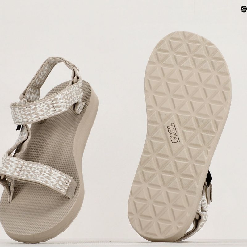 Sandali Teva Original Universal da donna con incisione grigio piuma 8