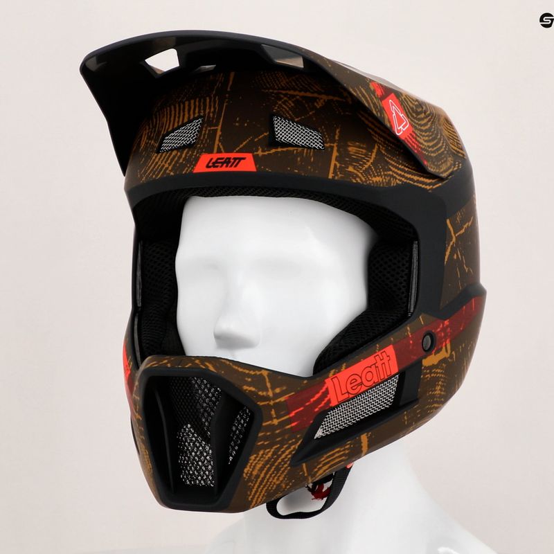 Casco da bici Leatt MTB Gravity 2.0 V24 timber 10