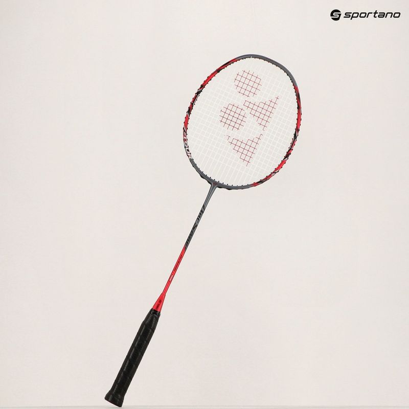 Racchetta da badminton YONEX Arcsaber 11 Tour G/P grigio/rosso 8