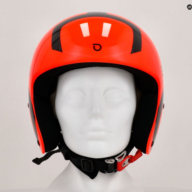 Casco da sci per bambini Briko Vulcano FIS 6.8 JR arancio/nero lucido 8
