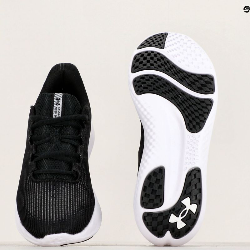 Under Armour Charged Speed Swift scarpe da corsa da donna nero/nero/bianco 14