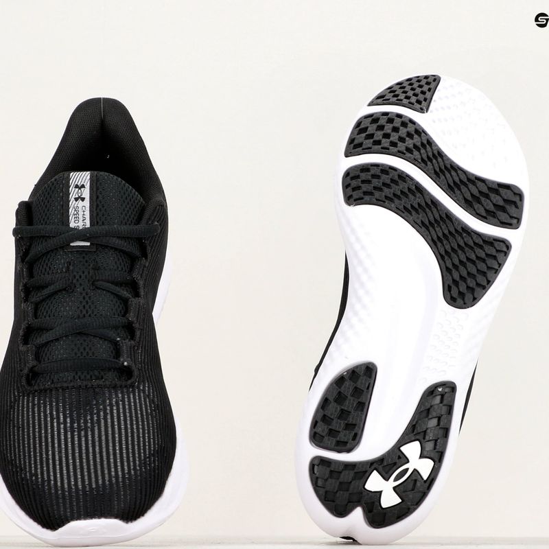 Under Armour Charged Speed Swift nero/bianco/bianco scarpe da corsa da uomo 8