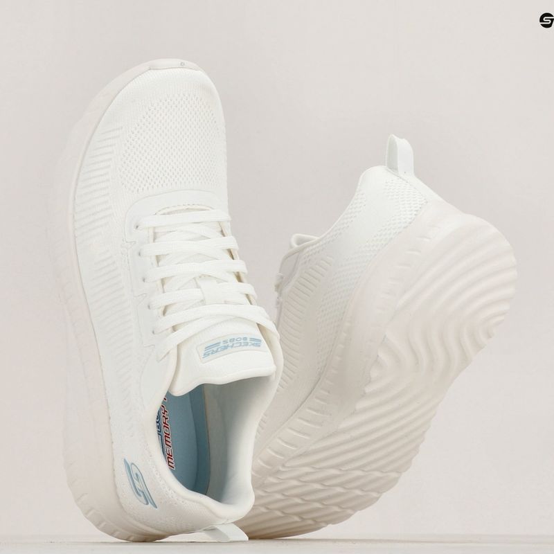 Scarpe da donna SKECHERS Bobs Squad Chaos Face Off bianco/bianco 8