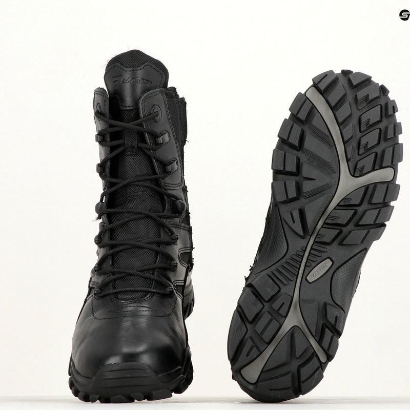 Scarpe Bates da uomo Delta 8 Side Zip nero 9