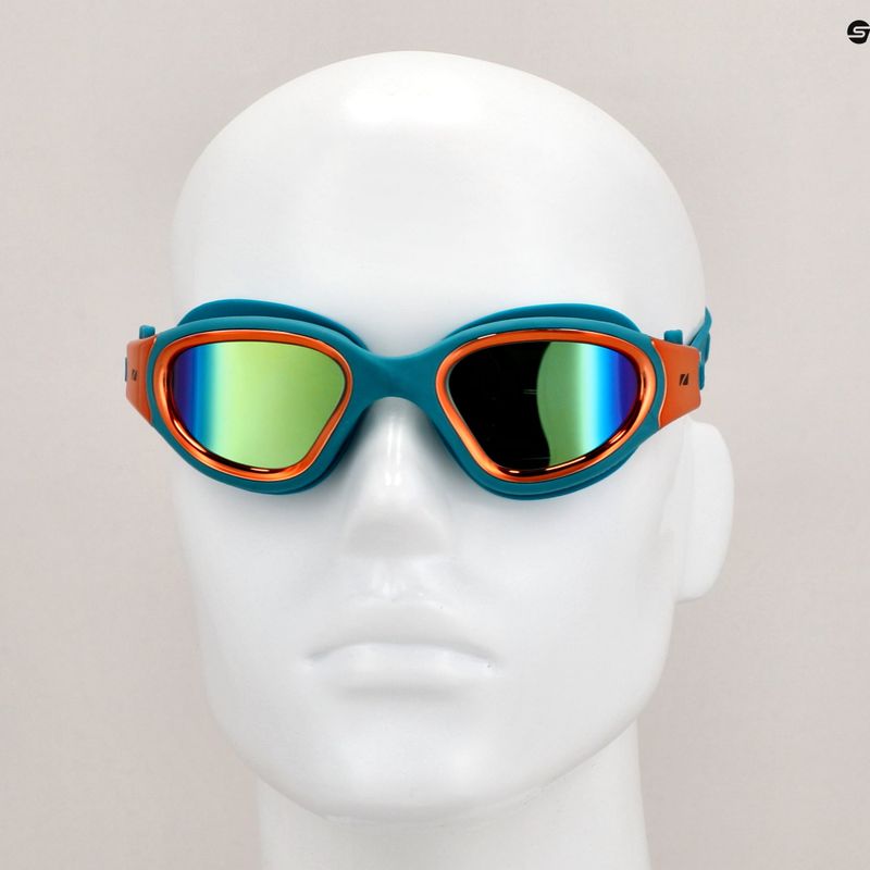 Occhiali da nuoto ZONE3 Vapour verde acqua/rame 11