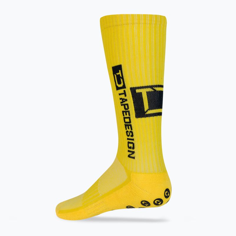 Calzettoni da calcio Tapedesign giallo 2