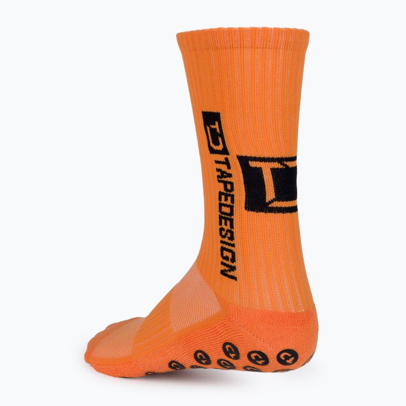 Calzettoni da calcio Tapedesign arancione 2