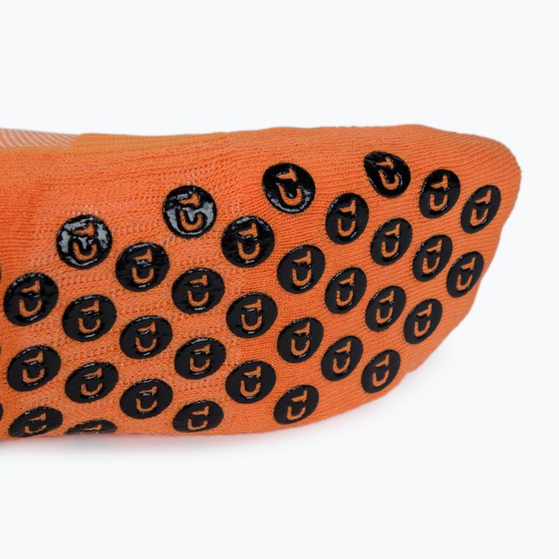 Calzettoni da calcio Tapedesign arancione 4