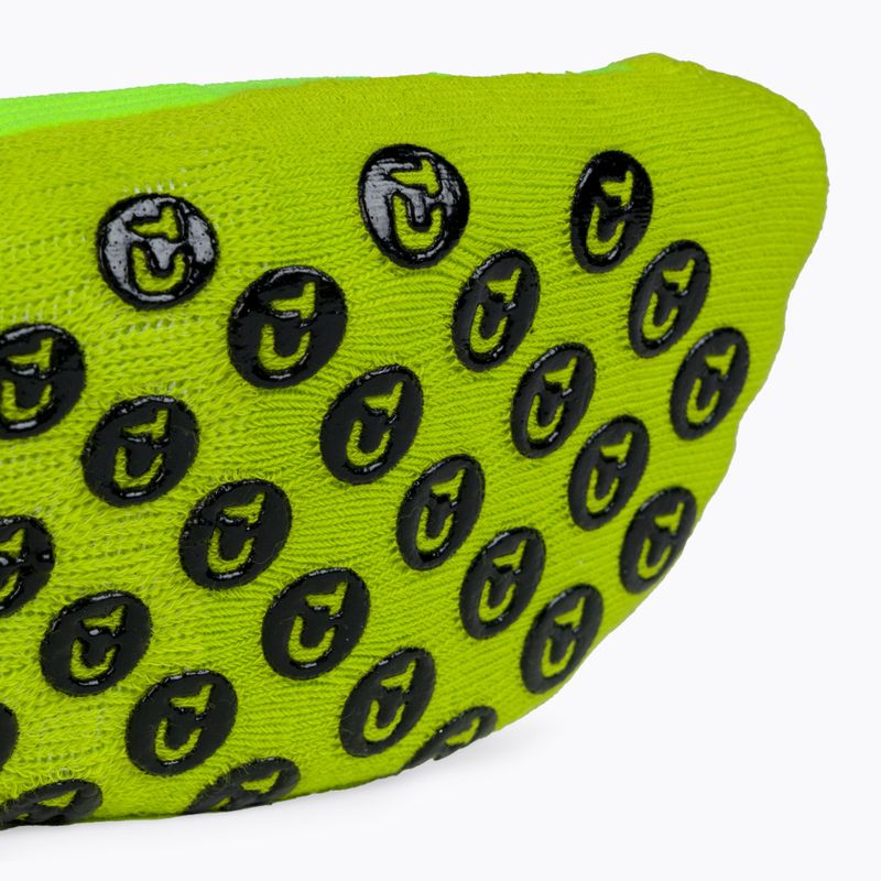 Calzettoni da calcio Tapedesign giallo neon 5