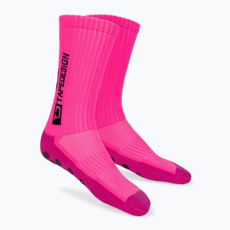 Calzettoni da calcio Tapedesign rosa neon