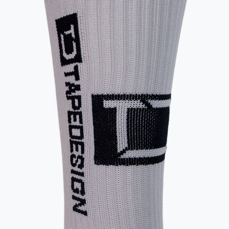 Calzettoni da calcio Tapedesign grigio 5