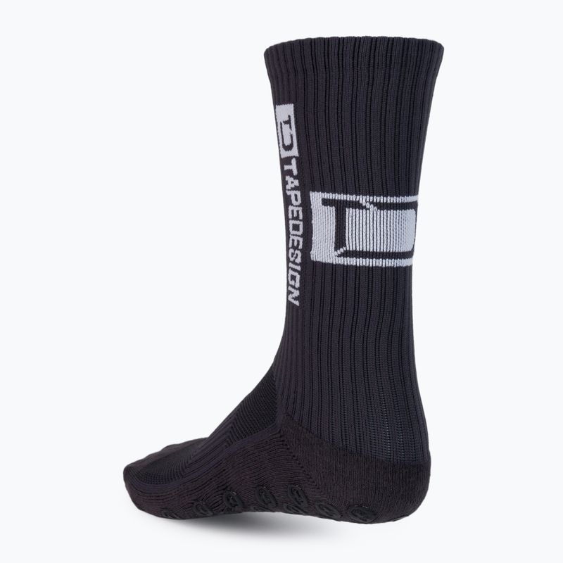 Calzettoni da calcio grigio scuro Tapedesign 2