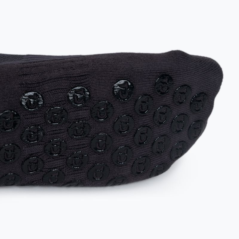 Calzettoni da calcio grigio scuro Tapedesign 4