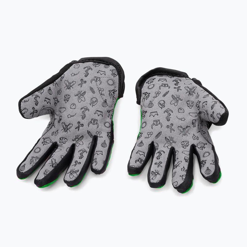 Guanti da ciclismo per bambini woom Tens verde 6
