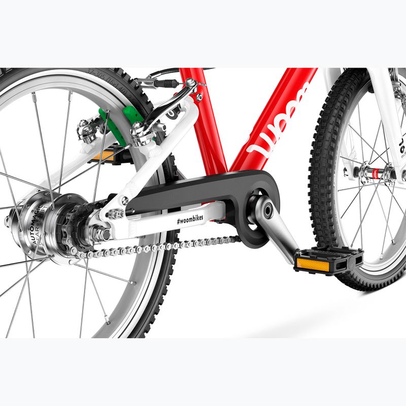 Bicicletta per bambini woom 3 Automagic rosso 4