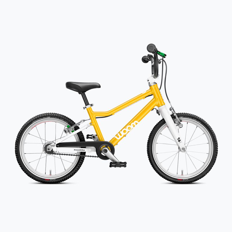 Bicicletta per bambini woom 3 Automagic giallo sole