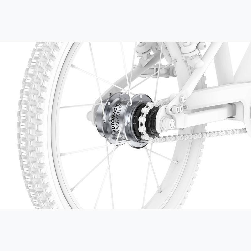 Bicicletta per bambini woom 3 Automagic giallo sole 5