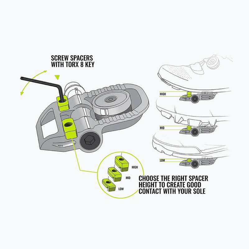 Pedali per bicicletta magped Gravel 200Nm black 4