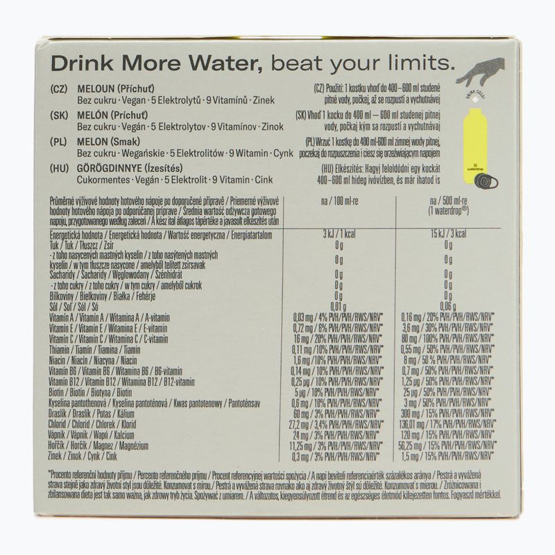 Bevanda isotonica waterdrop Microlyte 12 cubetti melone 2