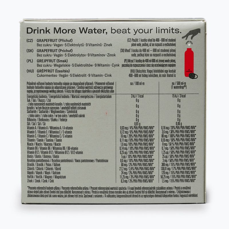 Bevanda isotonica waterdrop Microlyte 12 cubetti pompelmo 2