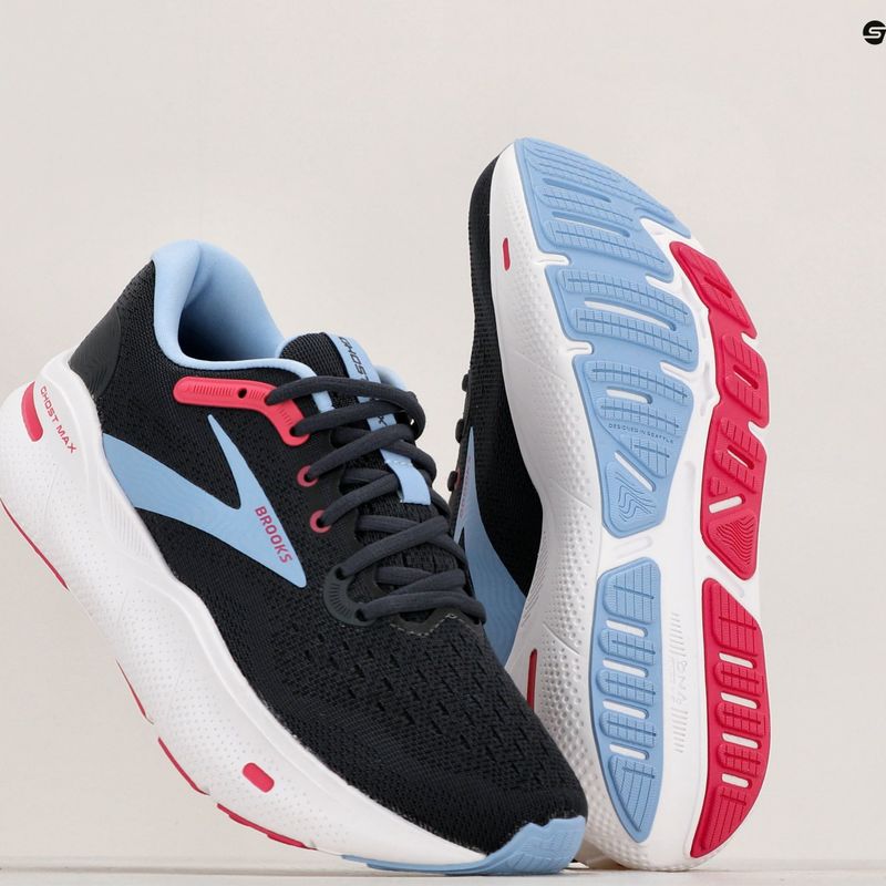 Scarpe da running donna Brooks Ghost Max ebony/open air/lilac rose 12