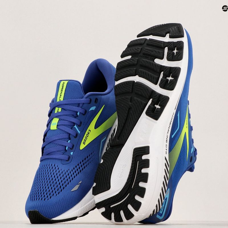 Scarpe da corsa da uomo Brooks Adrenaline GTS 23 blu/nightlife/nero 10