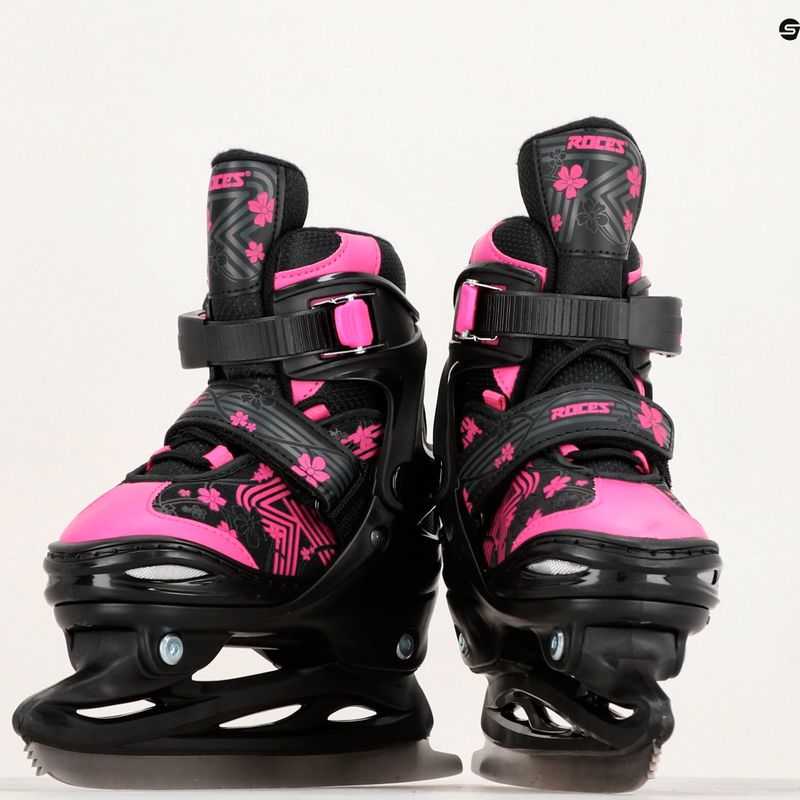 Roces Jokey Ice 3.0 Pattini da bambino nero/rosa 9