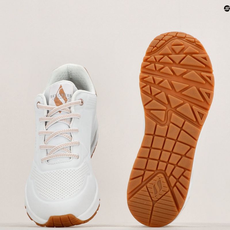 SKECHERS scarpe da donna Uno Shimmer Away bianco 10