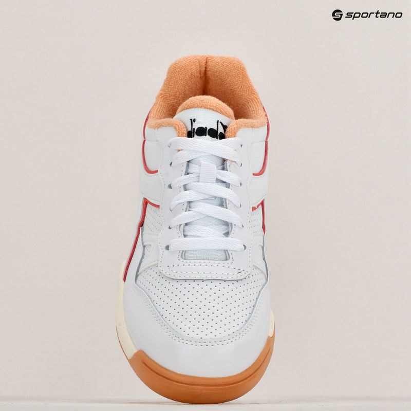 Scarpe Diadora Winner bianco/rosa pesca pallida 9