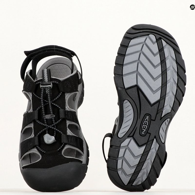 KEEN Rapids H2 sandali da trekking da uomo nero/grigio acciaio 9