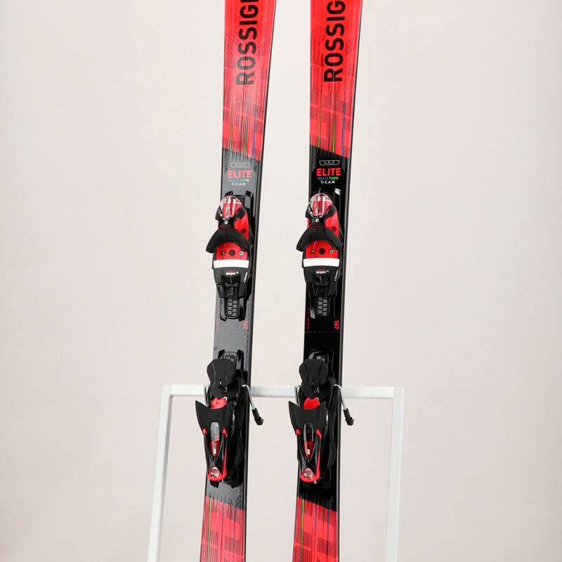 Sci da discesa Rossignol Hero Elite MT TI CAM K + attacchi SPX12 nero/rosso 8