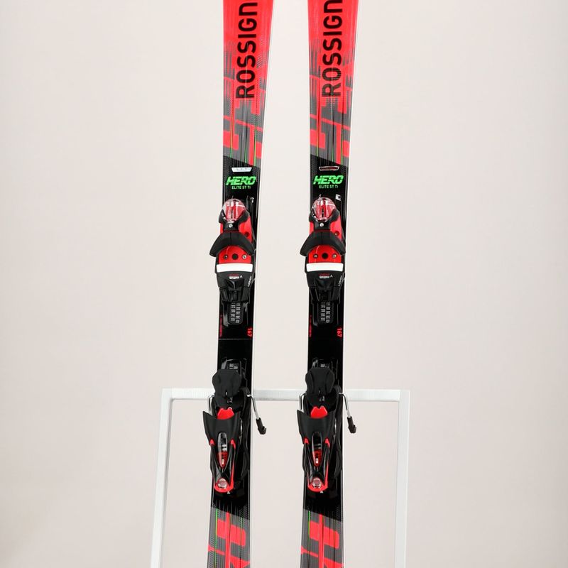 Sci da discesa Rossignol Hero Elite ST TI K + attacchi SPX14 nero/rosso 8