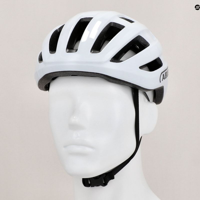 Casco da bicicletta ABUS PowerDome MIPS shine bianco 9