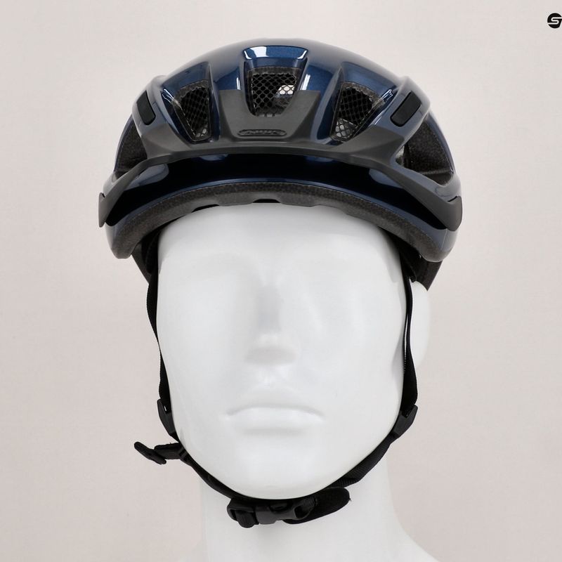 Casco da bici ABUS Aduro 3.0 blu notte 9