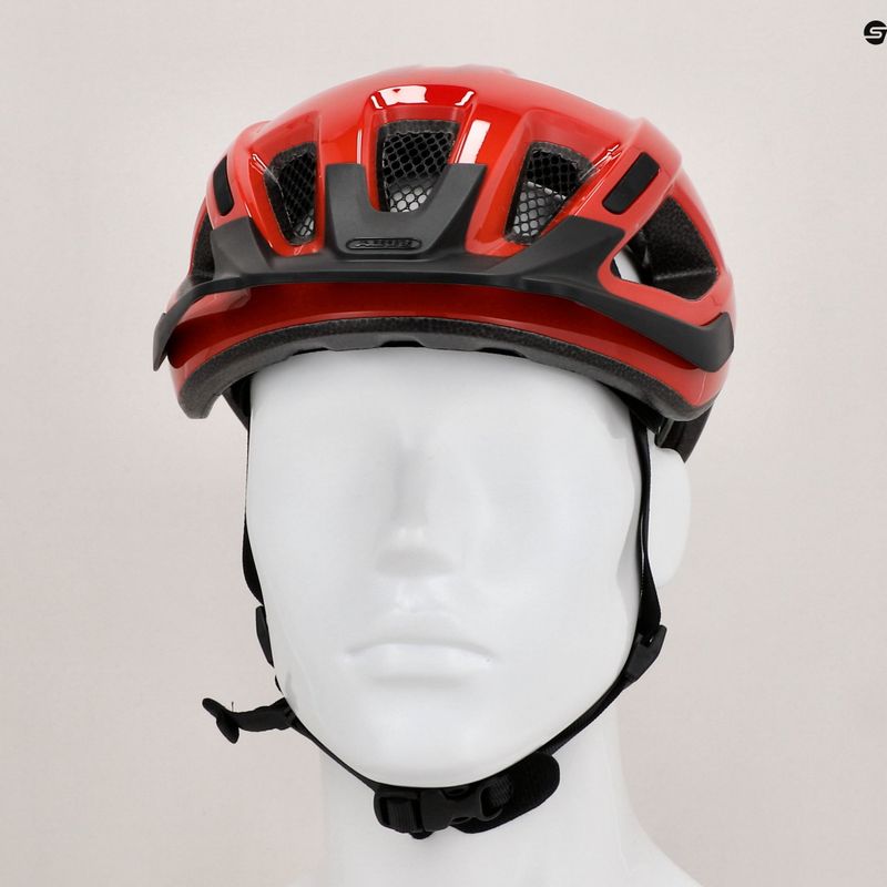 Casco da bici ABUS Aduro 3.0 rosso fiammante 9