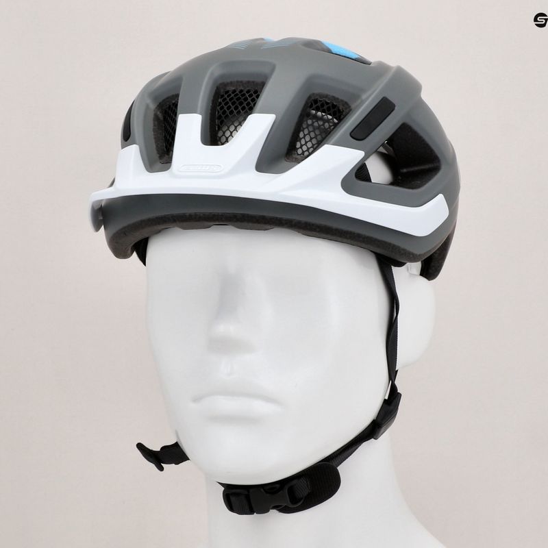 Casco da bici ABUS Aduro 3.0 grigio corsa 9