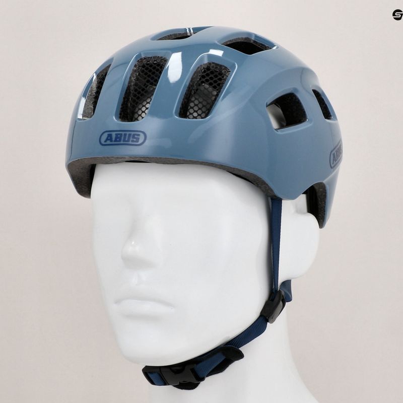 ABUS Casco da bici per bambini Youn-I 2.0 blu ghiacciaio 9