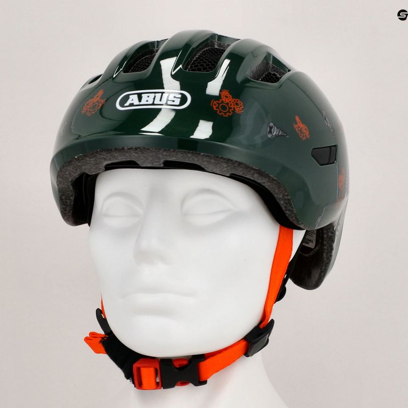 Casco da bicicletta per bambini ABUS Smiley 3.0 verde robo 9