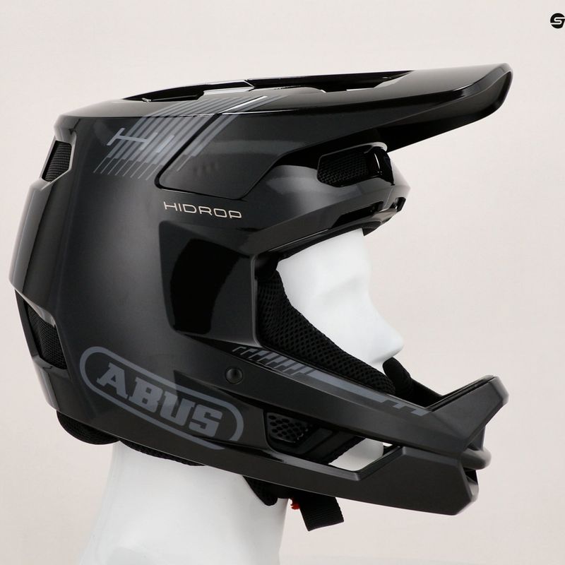 Casco da bici ABUS Hidrop nero lucido 9