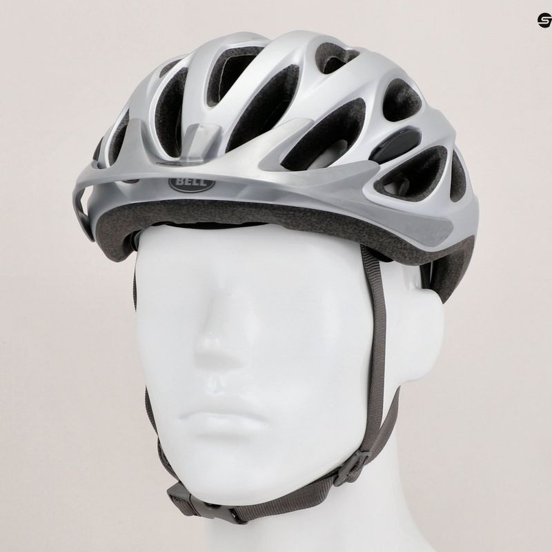 Casco da bicicletta Bell Charger argento titanio opaco 8