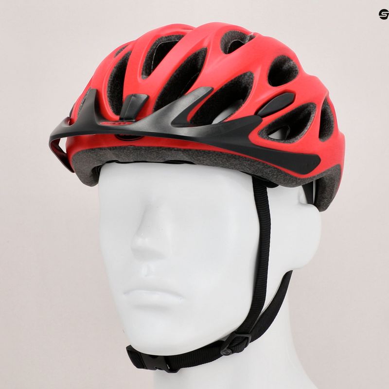 Casco da bicicletta Bell Charger rosso opaco 11