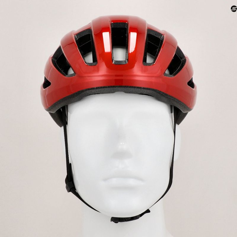 Casco da bicicletta ABUS PowerDome rosso fiammante 13