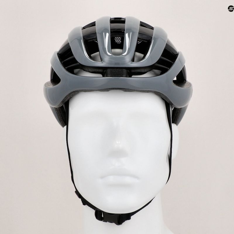 Casco da bicicletta ABUS AirBreaker grigio corsa 11