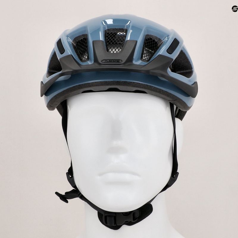 Casco da bici ABUS Aduro 3.0 blu ghiacciaio 9