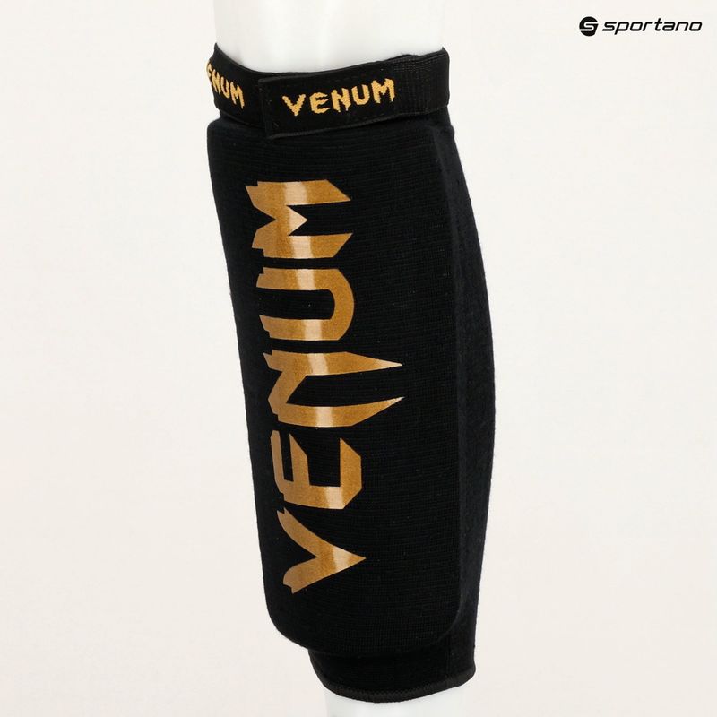 Protezioni per tibia Venum Kontact Without Foot nero/oro 5