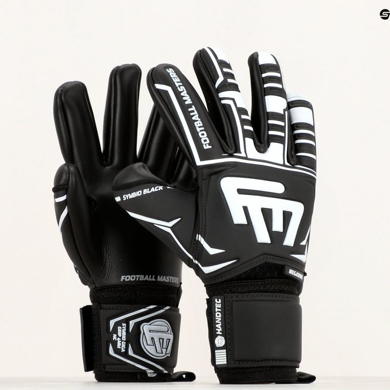 Guanti da portiere per bambini Football Masters Symbio NC nero 5