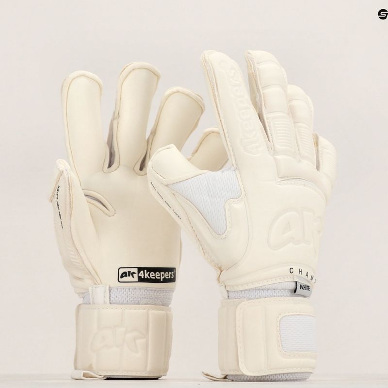 Guanti da portiere per bambini 4keepers Champ Gold White RF2G bianco 5
